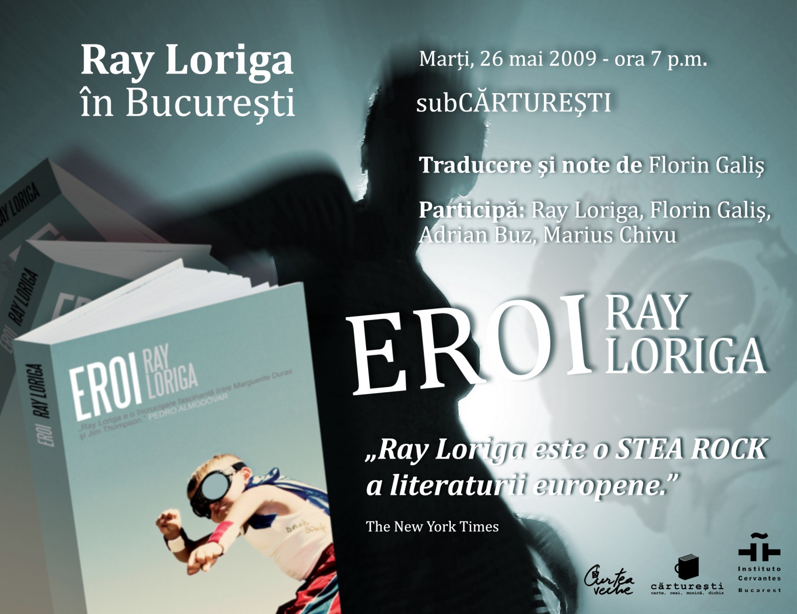 Invitatie lansare Ray Loriga