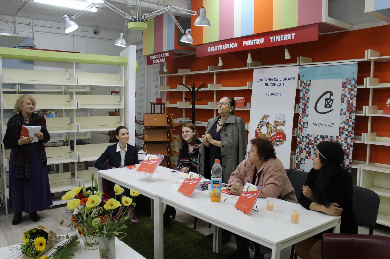 Lansare „Minunata aventură” Georgeta Munteanu, Catinca Nistor, Miruna Meiroșu, Ana Andreescu, Passionaria Stoicescu, Georgeta Gherghinoiu