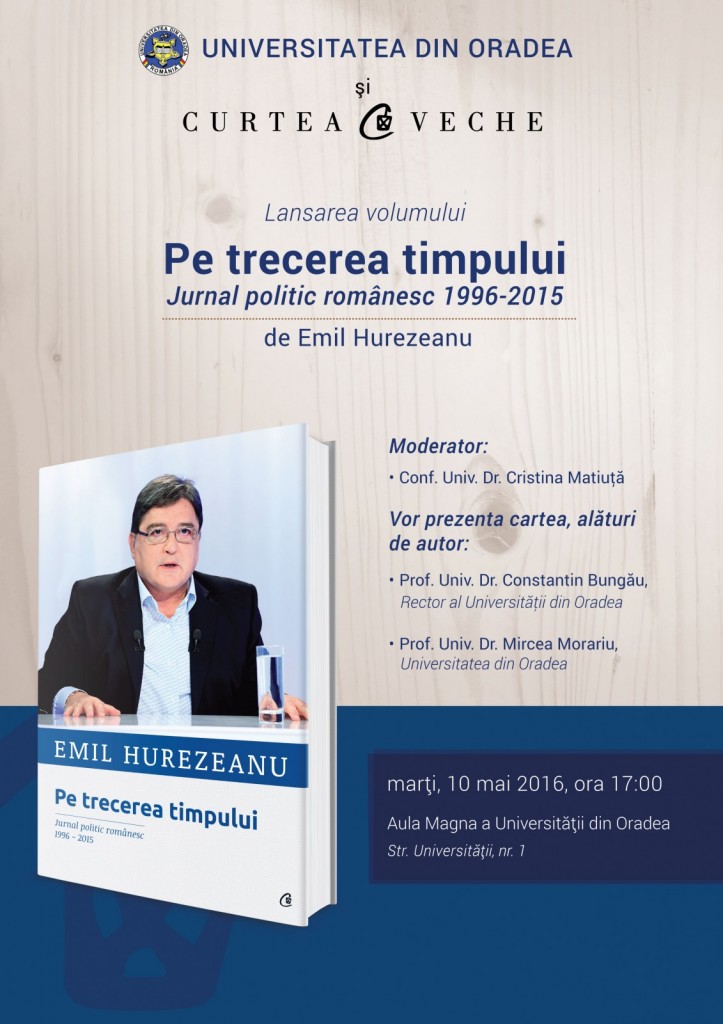 Emil Hurezeanu_lanseaza la Oradea
