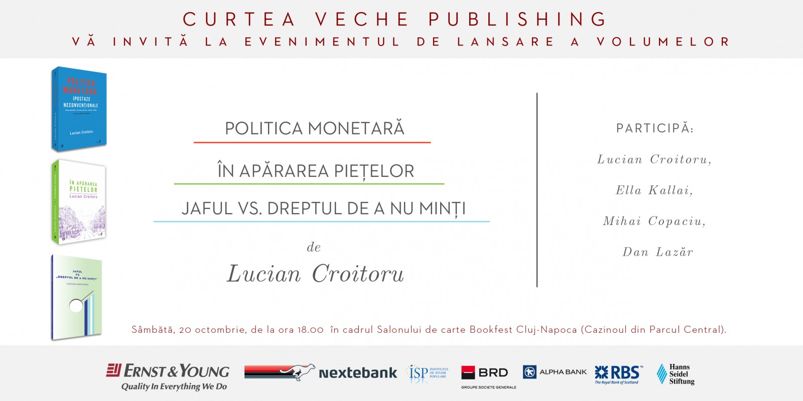 Lucian Croitoru la Bookfest Cluj