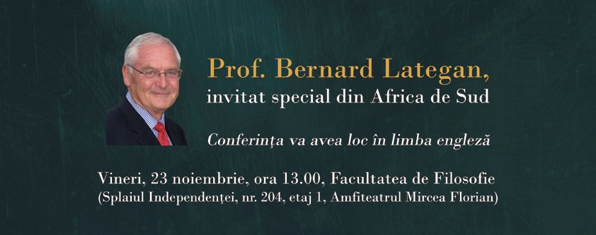 Prof. Bernard Lategan în România