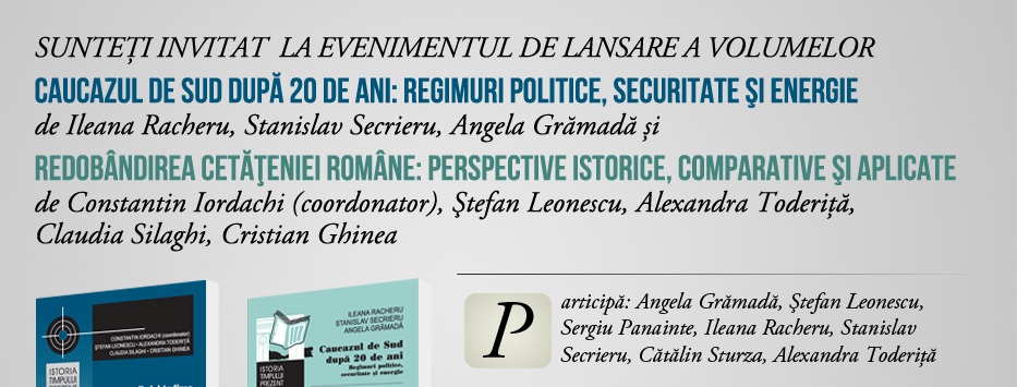 Dublă lansare de carte la Gaudeamus: „Caucazul de Sud după 20 de ani”  și „Redobândirea cetăţeniei române”