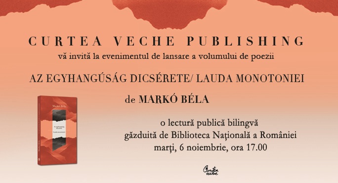 Eusebiu Ştefănescu şi András Demeter citesc din sonetele lui Markó Béla