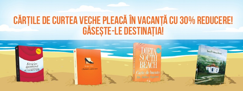 Cărţile de Curtea Veche au plecat în vacanţă! Lecturi de vară, reduceri şi concurs!