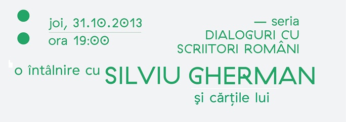 De Halloween, Siliviu Gherman și cărțile lui merg la “Dialoguri cu scriitori români” la Cărturești Verona