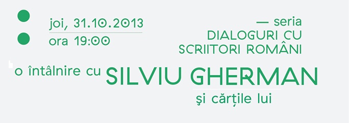 De Halloween, Siliviu Gherman și cărțile lui merg la “Dialoguri cu scriitori români” la Cărturești Verona