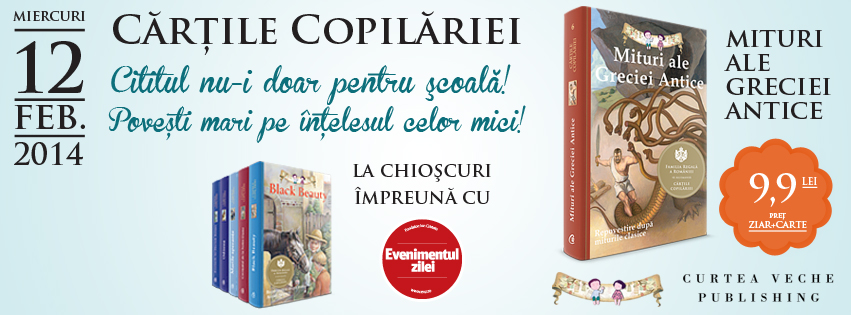 „Cărțile copilăriei”, la chioșcuri cu „Evenimentul zilei”