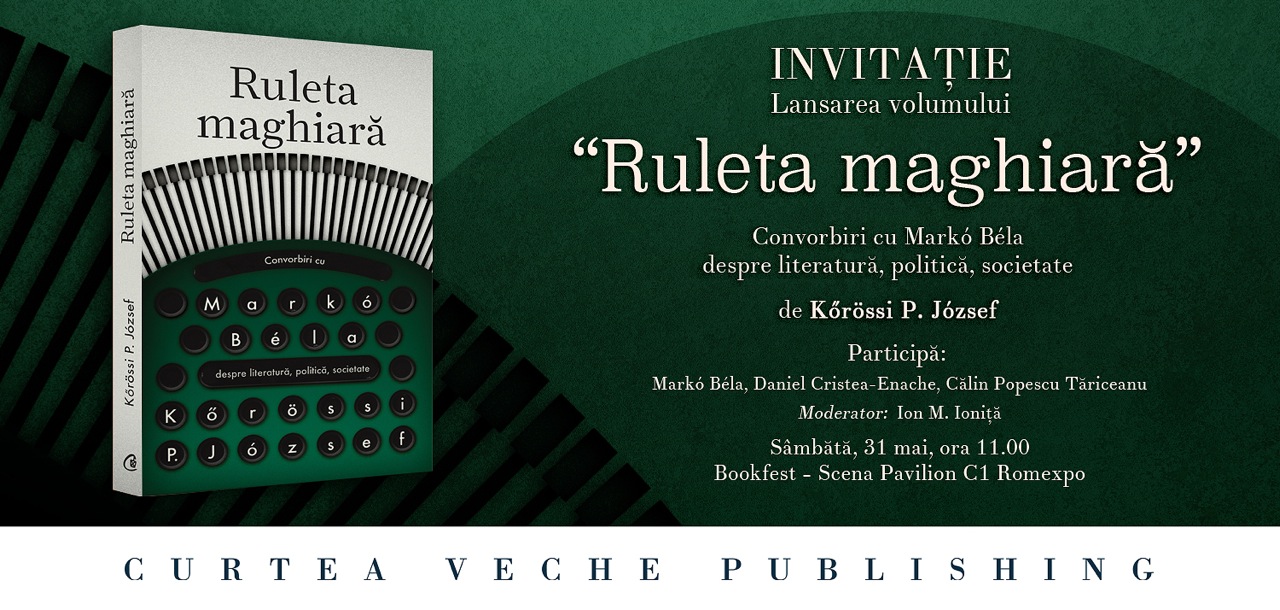 Markó Béla la Bookfest: lansarea volumului “Ruleta maghiară”