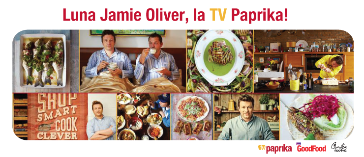 Iulie si august sunt LUNILE JAMIE OLIVER: reduceri și premii delicioase