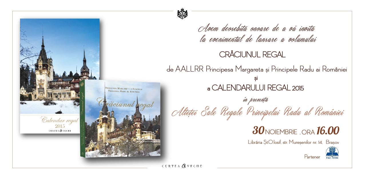ASR Principele Radu al României,  lansare de carte regală în Brașov
