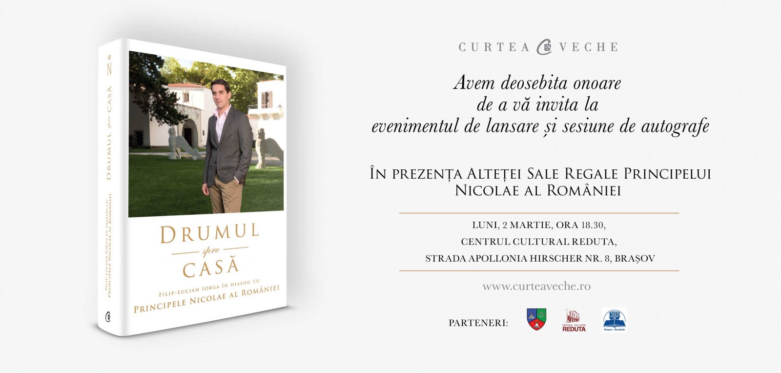 Principele Nicolae al României, lansare de carte la Brașov