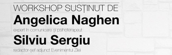 Angelica Naghen şi Silviu Sergiu, invitaţi la workshopul „Cum să eviţi un refuz în afaceri”