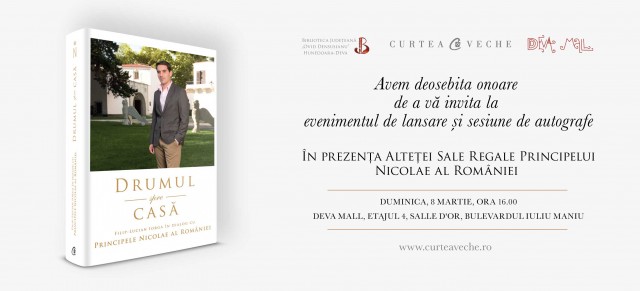 Principele Nicolae al României, lansare de carte la Deva Mall