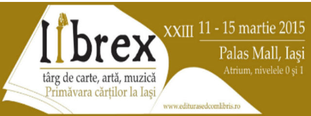 Din 11 martie, ne vedem la LIBREX Iași!