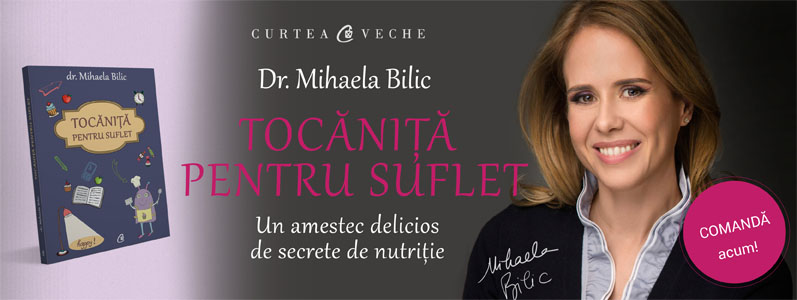 „Tocăniță pentru suflet” de dr. nutriționist Mihaela Bilic, în premieră la Bookfest Timișoara