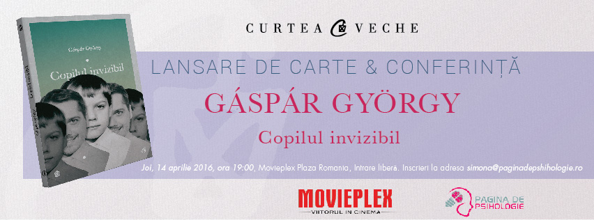 Psihologul Gáspár György vorbește despre parentingul conștient în cartea „Copilul invizibil”