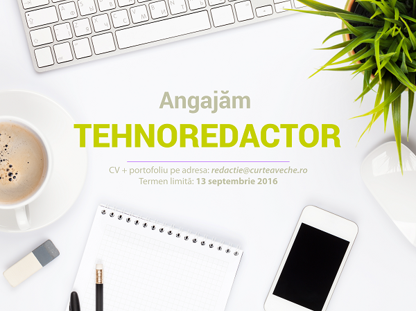 Curtea Veche Publishing angajează tehnoredactor