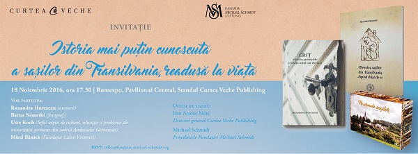 “Pe urmele saşilor”, fotografii de excepţie din “Ţara Ovăzului”,  lansate în cadrul Gaudeamus 2016