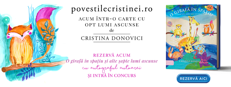 Precomandă și concurs: „O girafă în spațiu și alte șapte lumi ascunse” de Cristina Donovici