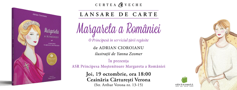 Un nou volum regal pentru copii și tineri: „Margareta a României. O Principesă în serviciul ţării regăsite”