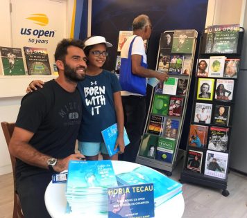 Cartea scrisa de Horia Tecau, tradusa in limba engleza pentru copiii prezenti la US Open