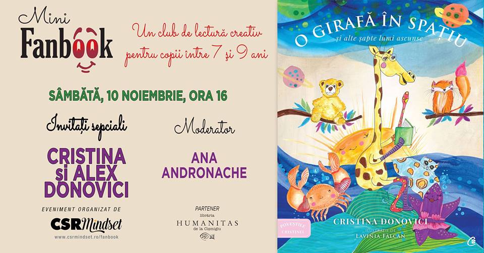 ”O girafa în spațiu” ajunge la MiniFanbook