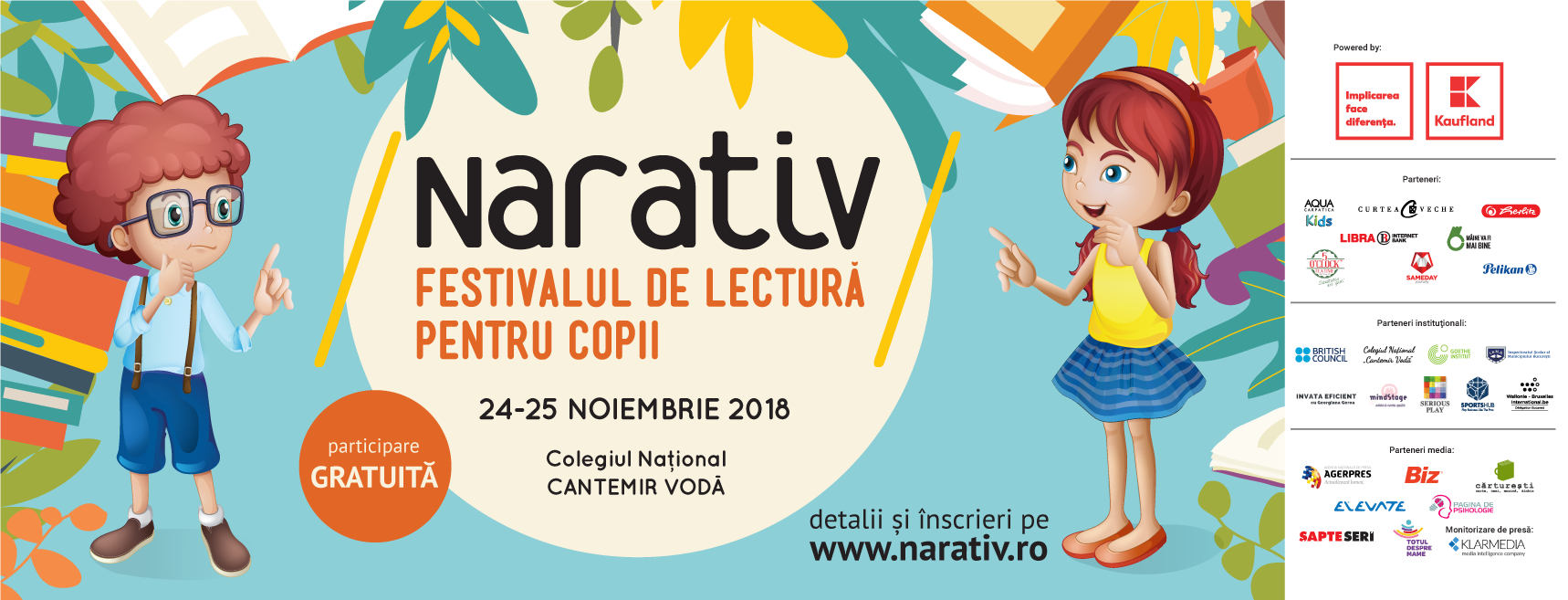 Poveștile prind viață în acest weekend la Festivalul NARATIV! Rezervă-ți acum locul gratuit!