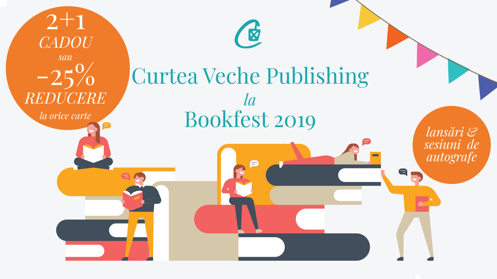 Noua carte a peședintelui Iohannis și 2+1 la toate cărțile din standul Curtea Veche Publishing la Bookfest 2019