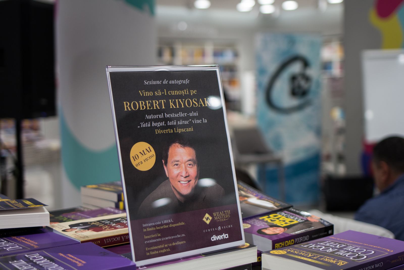 Robert Kiyosaki, întâlnire cu fanii săi la Diverta Lipscani