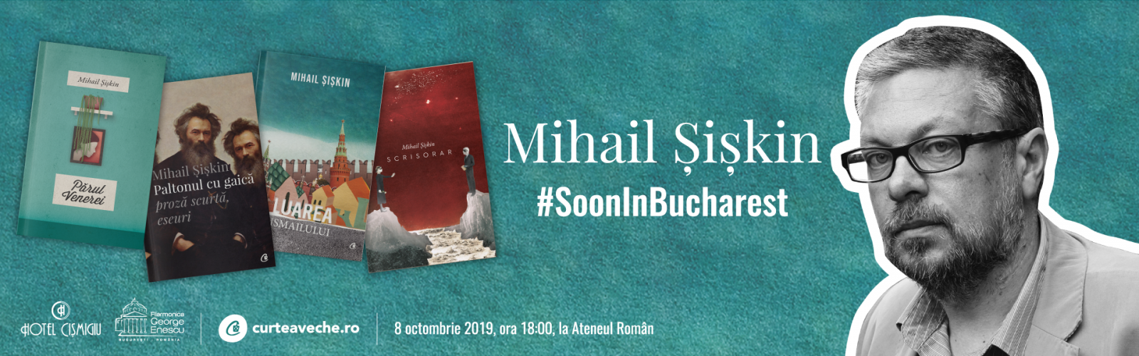 Mihail Șișkin, scriitorul care a făcut să renască literatura rusă, revine în București pe 8 octombrie