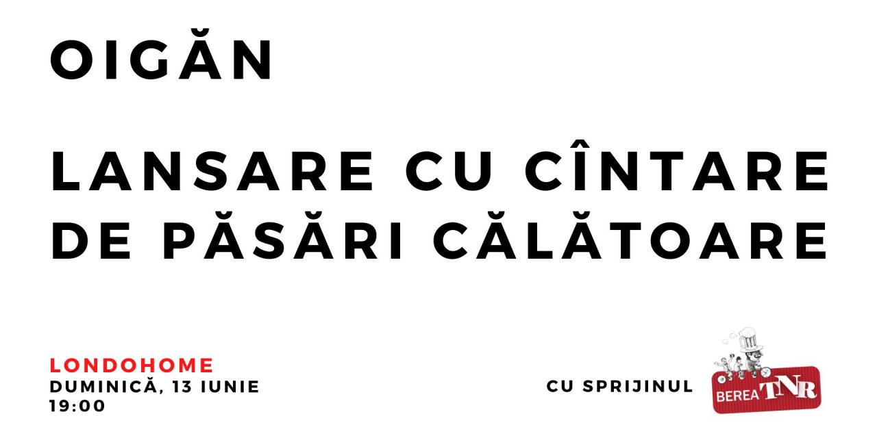 Lansare cu cântare de păsări călătoare