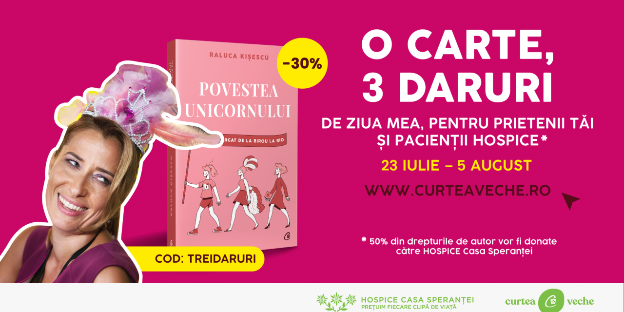 O carte, trei daruri