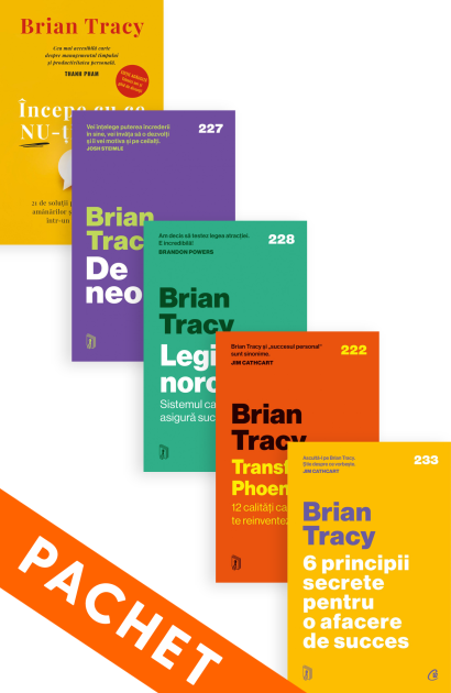  - Pachet Brian Tracy – „Productivitate fără scuze“ - Curtea Veche Publishing