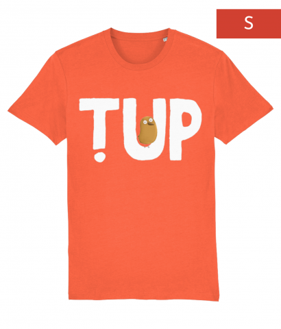  - Tricou Țup portocaliu S - Curtea Veche Publishing